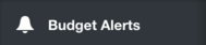 Budget alerts button