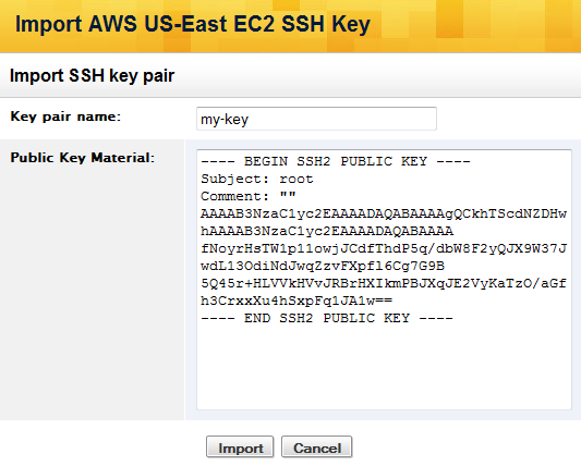 Ec2 Ssh Keys Actions