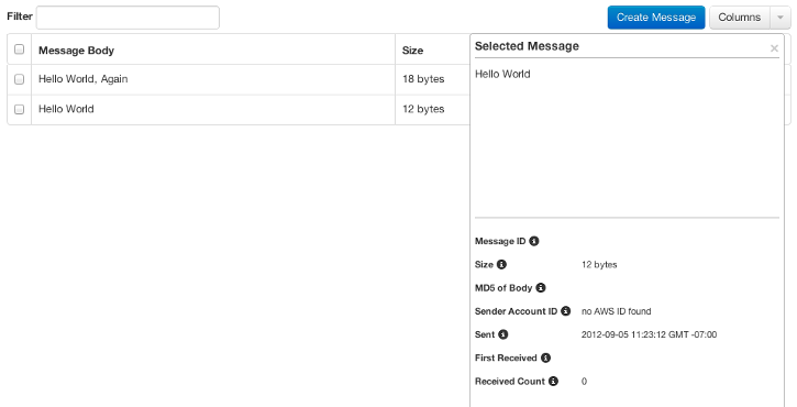 sqs queue metrics